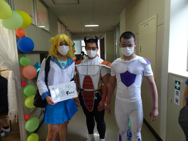 生徒による素晴らしいコスプレ